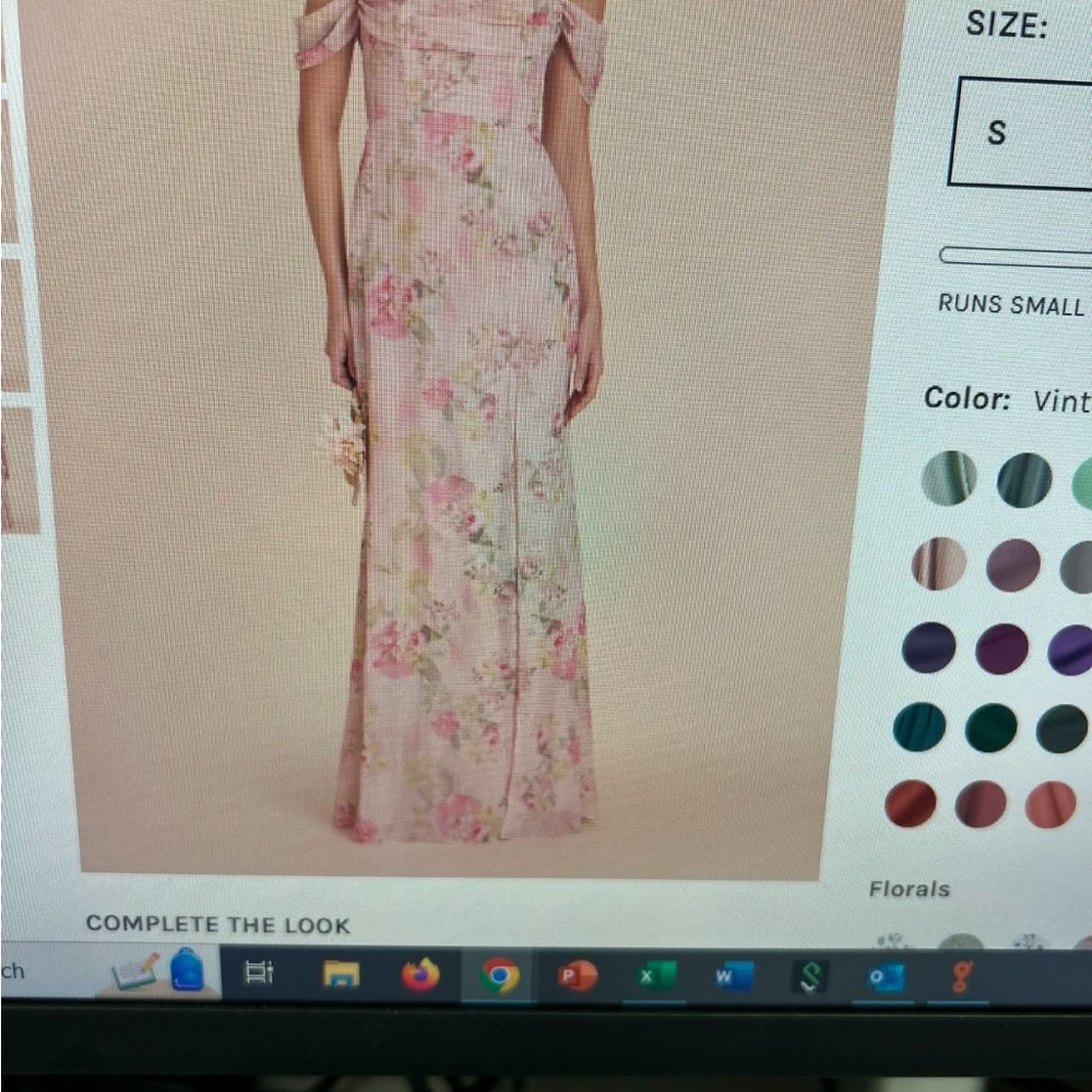 Birdy Grey Strapless Floral Dress in Pink